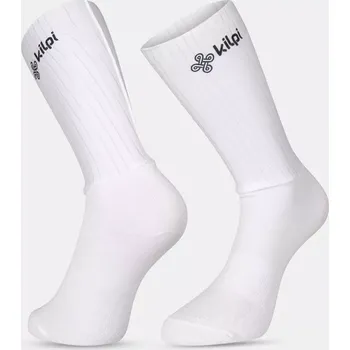 Cyklistické ponožky Kilpi PALMA-U černá L bílá S