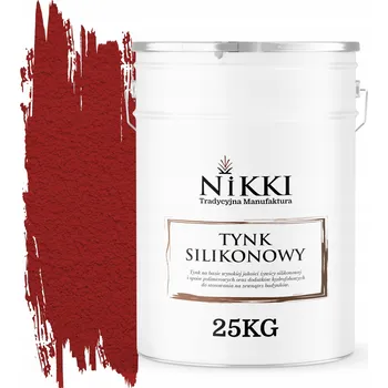 Fasádní barva SILIKONOVÁ OMÍTKA FASÁDNÍ ČERVENÁ RAL 3001 25KG STRUKTURA "BARÁNEK" ZRNO 1.0mm