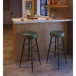 Sada 2 barových stoliček | zelené