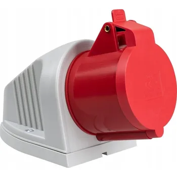 Elektrická zásuvka Ospel červená Elektrická Zásuvka