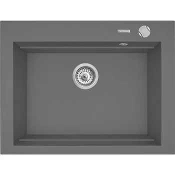 Granitový dřez Granitový dřez Pyramis SIROS (67x51,5) 1B tmavě šedá