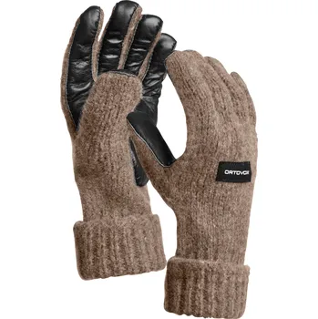 Pánské Rukavice Ortovox Classic Wool Glove Leather Barva: Black Sheep, Velikost: XS