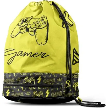 Panel se střihem na sportovní vak gamer