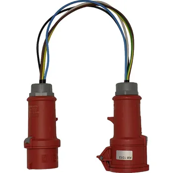 Metrel A 1389 měřicí adaptér, CEE spojka 16 A 5pólová - CEE zástrčka 16 A 5pólová