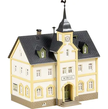 Modelová železnice Auhagen 12353 H0, TT Škola vesnice