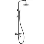 Besco Veo sprchový a vanový set baterie termostatická barva grafit BABPVNTIGR