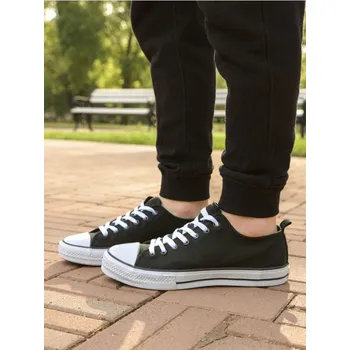 Pánská obuv Sinsay - Tenisky - černá - 004GQ-99X - 004GQ-99X-46