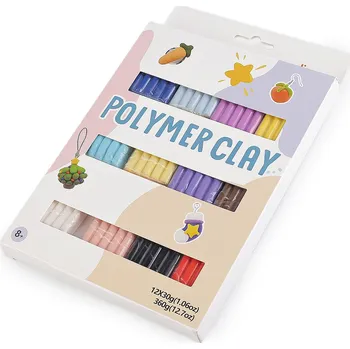Modelovací polymerová hmota sada 12x30 g, barva mix