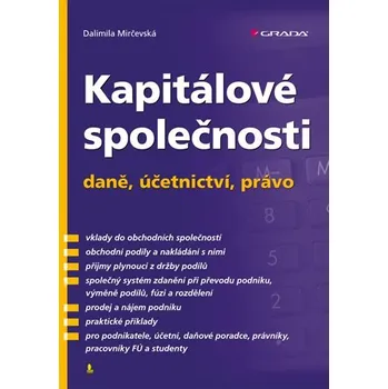 Kapitálové společnosti - daně, účetnictví, právo