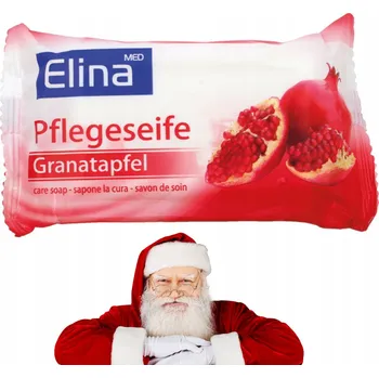 Mýdlo Mýdlo Elina Granát 80g Balené v celofánu - Vánoční motiv