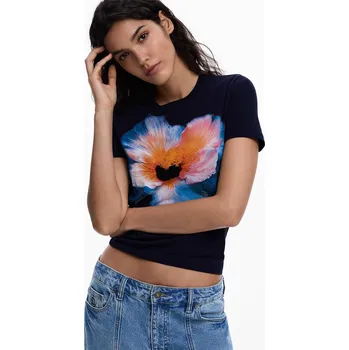 Dámské tričko Dámské triko DESIGUAL 26SWTK03 5000 TS ESTOCOLMO Velikost: S