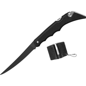 Sport Zavírací nůž Dellinger Fillet Black + brousek
