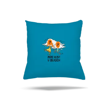 Polštář Bastard Hlavy v oblacích polštář Blue Turquoise