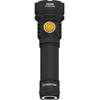 Svítilna ArmyTek Prime C2 Pro Max Warm LED kapesní svítilna, poutko na ruku, s brašnou, napájeno akumulátorem, 3720 lm, 203 g
