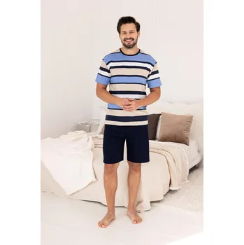 Pánská móda PÁNSKÉ PYŽAMO 501 BIG W/26 Béžová XXL