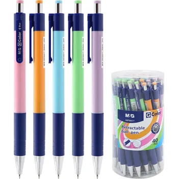 Pero kuličkové M&G Yokis pastel 0,7 mm - modré