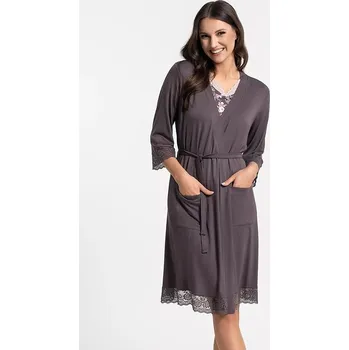 Dámský župan Župan Moraj PDSZ4300-003 S-3XL Hnědá S