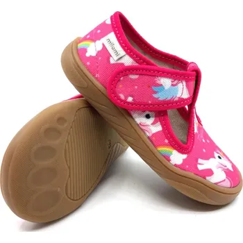 Dívčí bačkory Barefoot bačkory Milami BF1 ZAA0502A Fuxia 25, Vnitřní délka boty: 15,8 cm, Vnitřní šířka boty: 6,8 cm