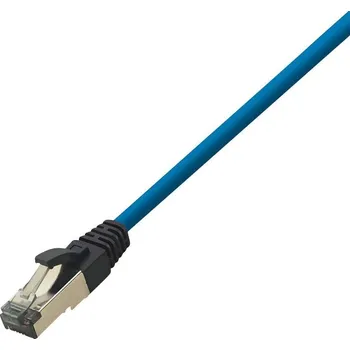 Datový kabel LogiLink CQ8076S RJ45 síťové kabely, propojovací kabely CAT 8.1 S/FTP 5.00 m modrá bez halogenů 1 ks