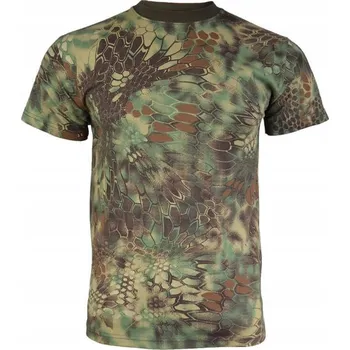 Pánská móda T-SHIRT Pánské TRIČKO POD UNIFORMU Bavlněné TEXAR Kamufláž GREEN SNAKE 3XL