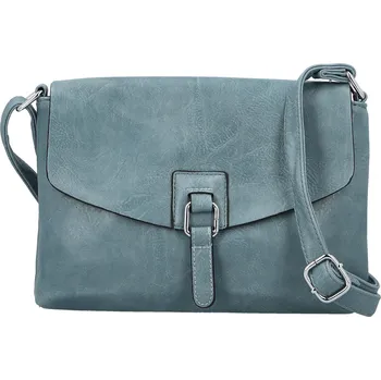 Kabelka Trendy dámská koženková crossbody kabelka Derika, džínově modrá