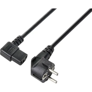 Prodlužovací kabel Sygonix SY-5243882 IEC kabel černá 3.00 m