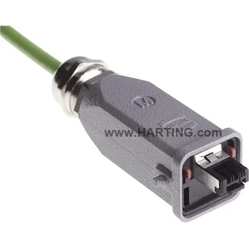 HARTING Han® 3 A RJ45 datový zástrčkový konektor pro senzory - aktory, 09451151100, piny: 4P4C, 1 ks