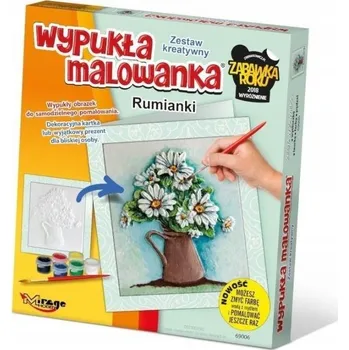 Obraz Vypouklé omalovánky - Květiny Heřmánku