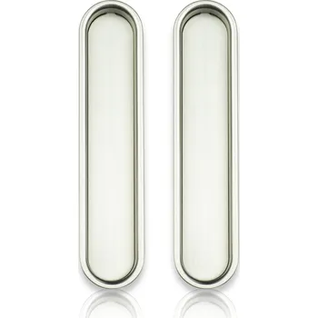 Nábytkové kování COBRA MUŠLE M101 OVÁLNÁ Provedení: BEZ OTVORU, Povrch: ONS - nikl matný