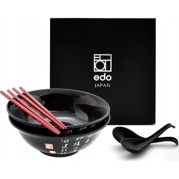 Sada 2 misek s lžícemi a hůlkami - Ramen Haiku Shiny 1000 ml BOX