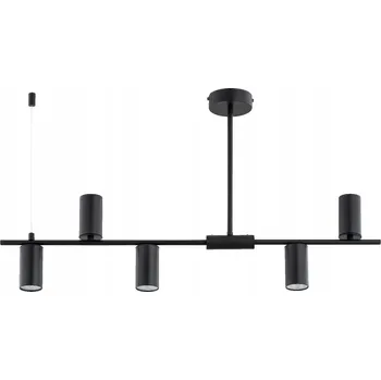 Závěsné svítidlo lustr nad stůl černé URANOS BLACK 63315