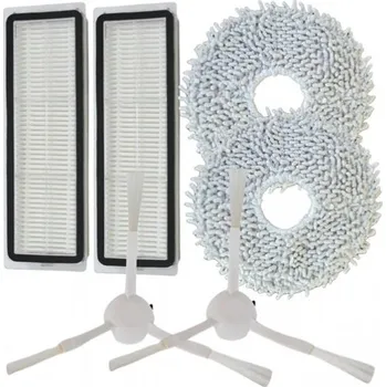 Sada příslušenství pro robotický vysavač Náhradní filtry, kartáče pro XIAOMI Robot Vacuum X20 Plus s mopy, sada 6ks