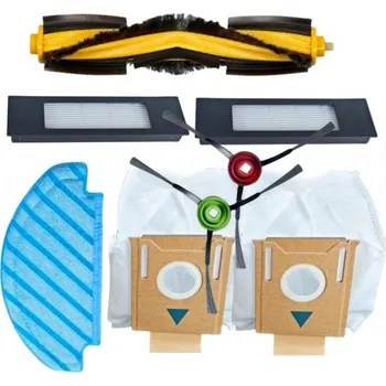 Sada příslušenství pro robotický vysavač HEPA filtry, kartáče, mop pro ECOVACS Deebot Ozmo T8 + Aivi sáčky, 8ks sada