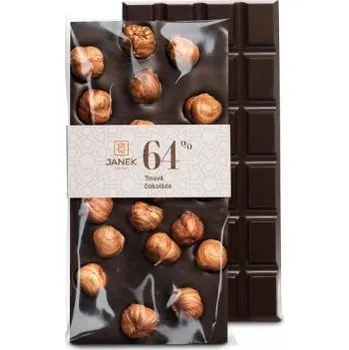 Potravina JANEK Hořká čokoláda s lískovými ořechy 105g - DMT 7.12.2025
