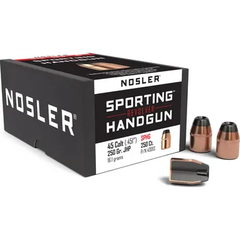 Příslušenství pro sportovní střelbu Střely Nosler Sporting Handgun .45 cal, dia .451, 250grs JHP