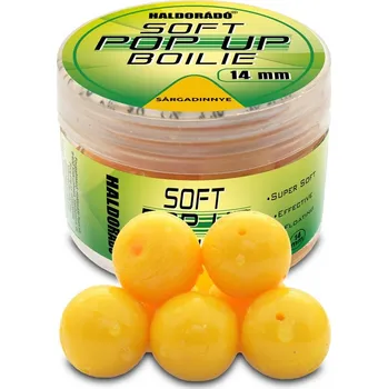 Boilies Haldorádó Super Soft Pop Up Boilie 14 mm - Žlutý Meloun