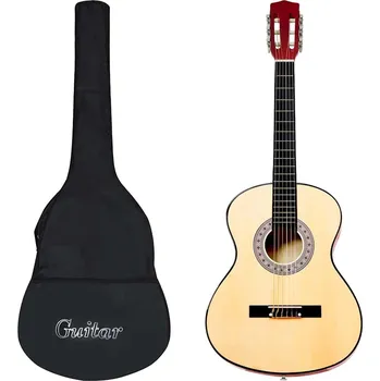 Akustická kytara vidaXL Klasická kytara pro začátečníky s obalem 3/4 36''