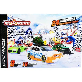 Dětské zboží MAJORETTE Adventní kalendář s autíčky a doplňky 24 okének | 603303