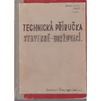 Šlesinger Technická příručka železniční Stav: Použité zboží - běžné opotřebení