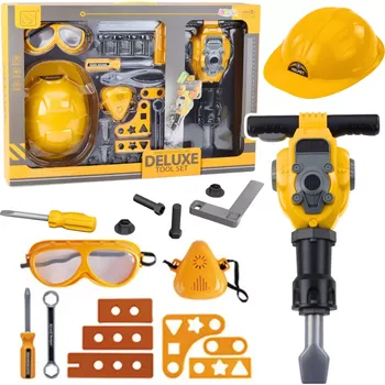 Hračka Dětská sada na hraní s nářadím a pneumatickým kladivem