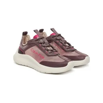 Dámské tenisky Sneakersy Calvin Klein Light Eva Run Lup Transp Ripst HW0HW02998 Růžová 37