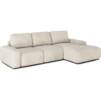 Křeslo Mebel Partner Alguna (krémová + černá)