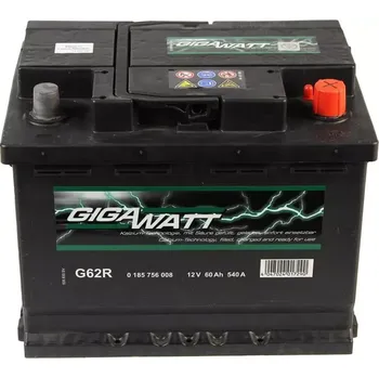 Autobaterie Autobaterie Gigawatt 60Ah, 12V 540A, 0185756008