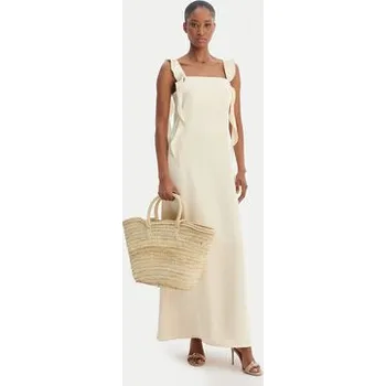 Dámské šaty Vero Moda Koktejlové šaty Eloisa 10340914 Žlutá Slim Fit S