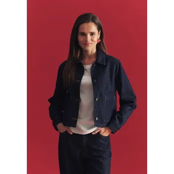 Dámská casual bunda Tatuum DENIMOVÁ BUNDA S KRABICOVÝM STŘIHEM – BOXA