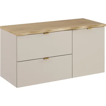 Koupelnový nábytek Comad Dalia Cashmere s košem na prádlo kašmír