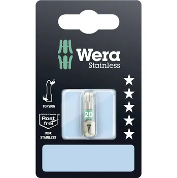 Bit Wera 3867/1 TS SB SiS 05073622001 bit Torx T 20 nerezová ocel D 6.3 1 ks