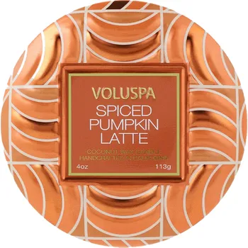 Svíčka Voluspa – Vonná svíčka v plechovce Spiced Pumpkin Latte, Malá