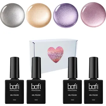 Lak na nehty BAFI Sada Gel Lak Magnetic Cat Eye