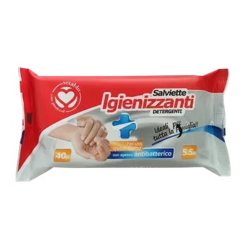 Vlhčený ubrousek Salviette ubrousky vlhčené antibakteriální 40 ks